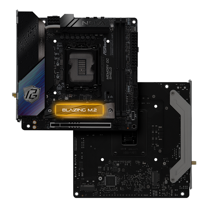 ASRock Z890I Nova WiFi LGA 1851 Mini ITX Motherboard - Newegg.com